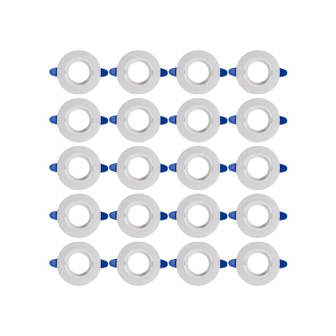 فريم شاسية سبوط مودرن بلاستيك - 20 قطعة - ابيض - RL-BUN20-FS-050