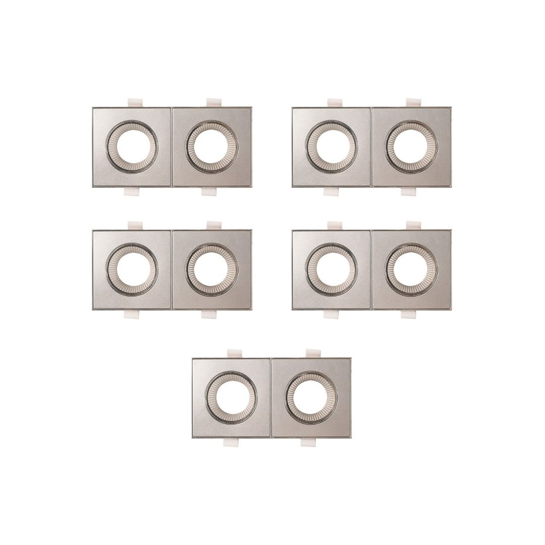 فريم شاسية سبوط مودرن بلاستيك - 5 قطع - سيلفر - RL-BUN5-FS-044