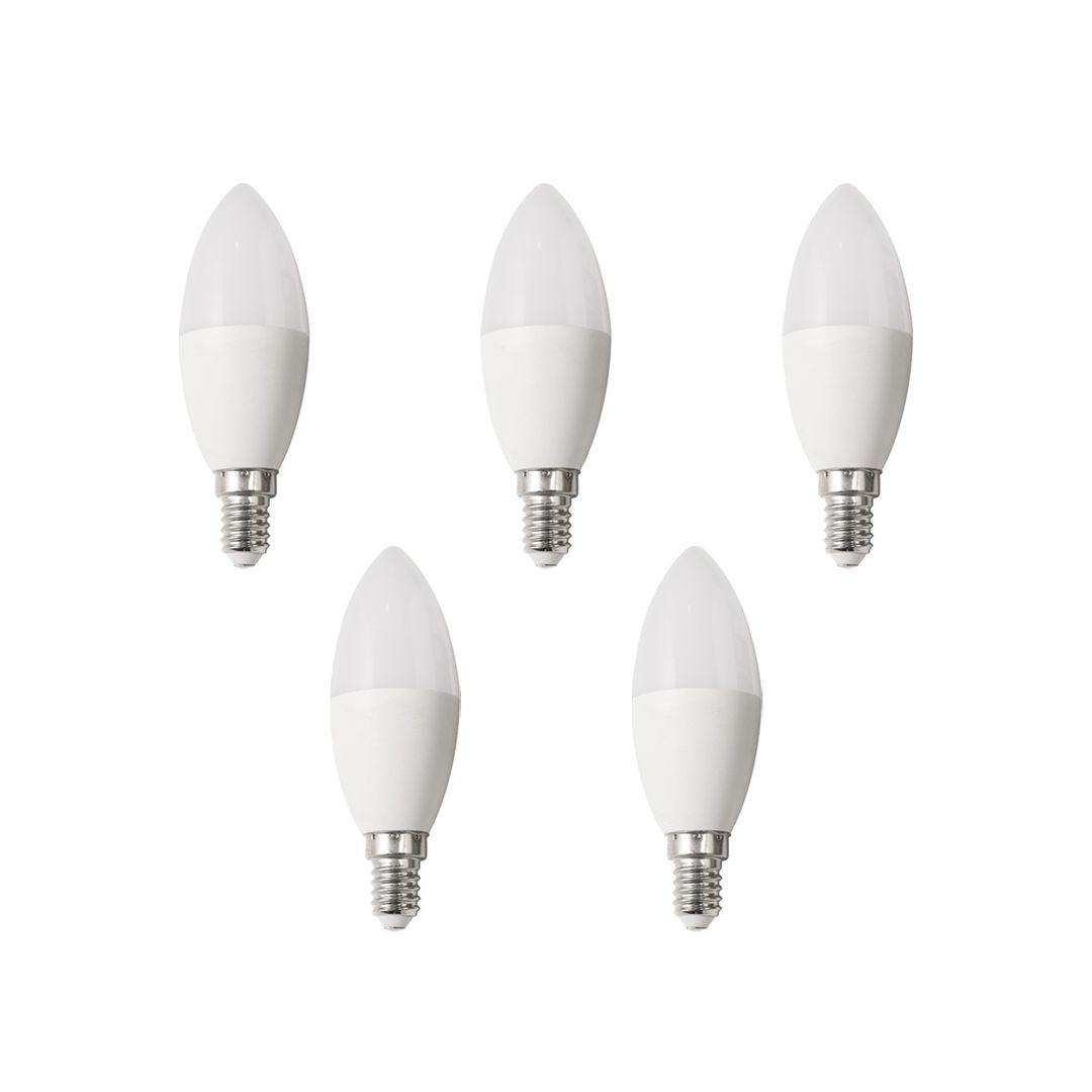 لمبة بلحة 5 وات اضاءة ابيض - 5 قطع - RL-BUN5-LP-A-061