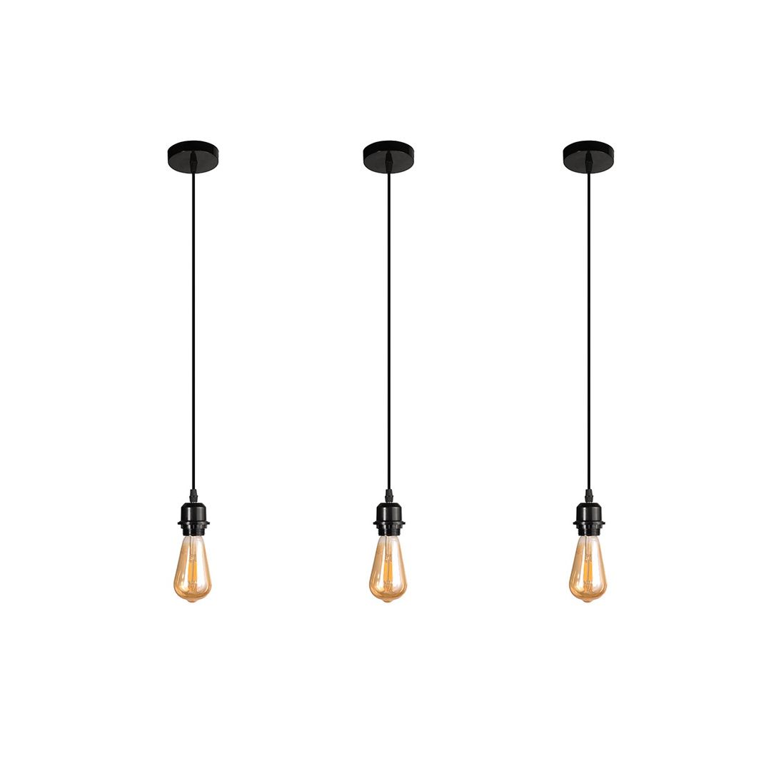 دلاية كبل فردى - 3 قطعة - اسود - RL-CP-035