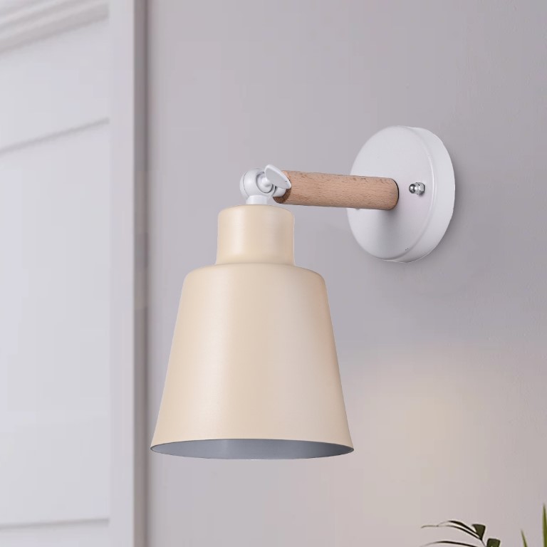 مصباح حائط مودرن - أبيض