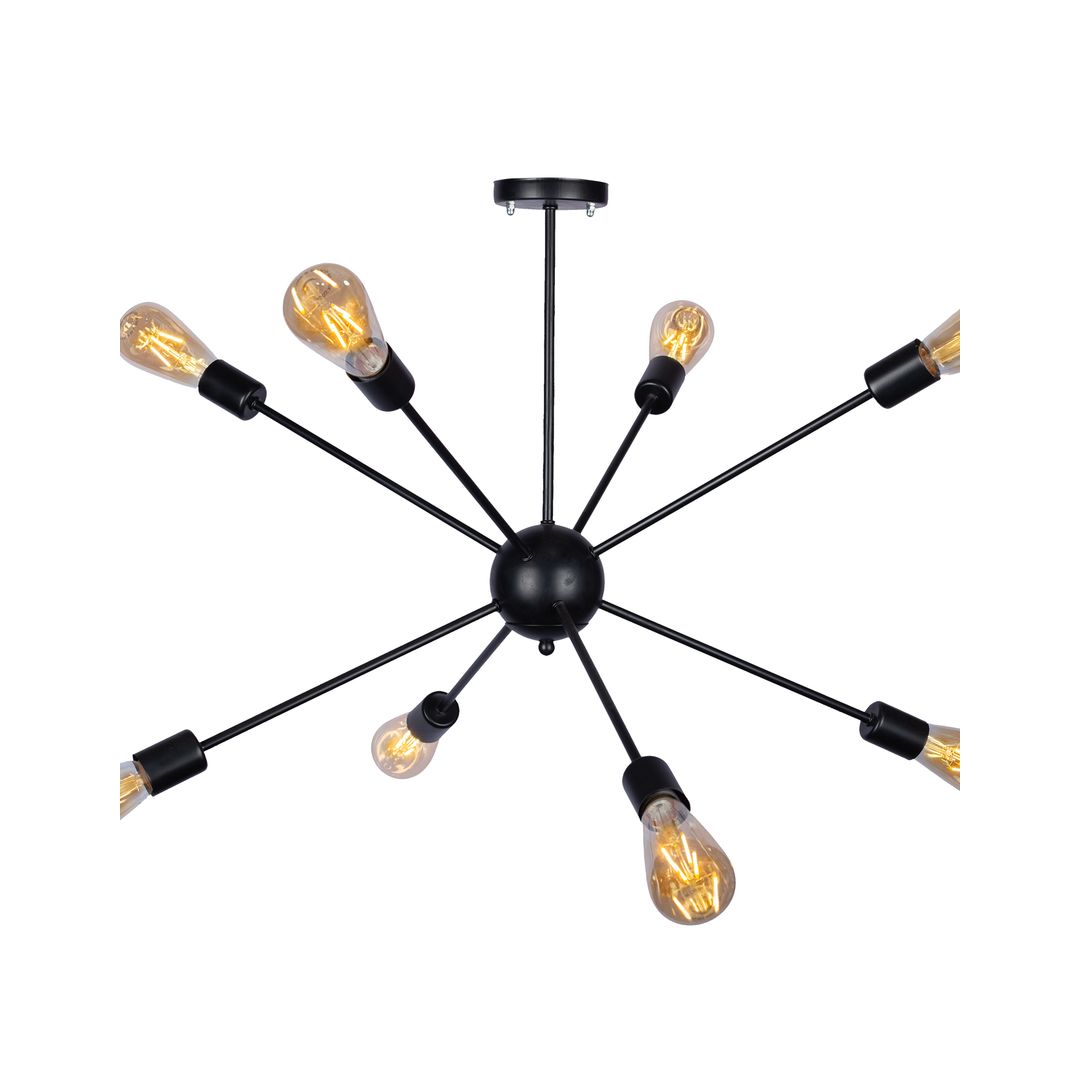 مصباح سقف مودرن معدن - أسود - RL-DC-A-003