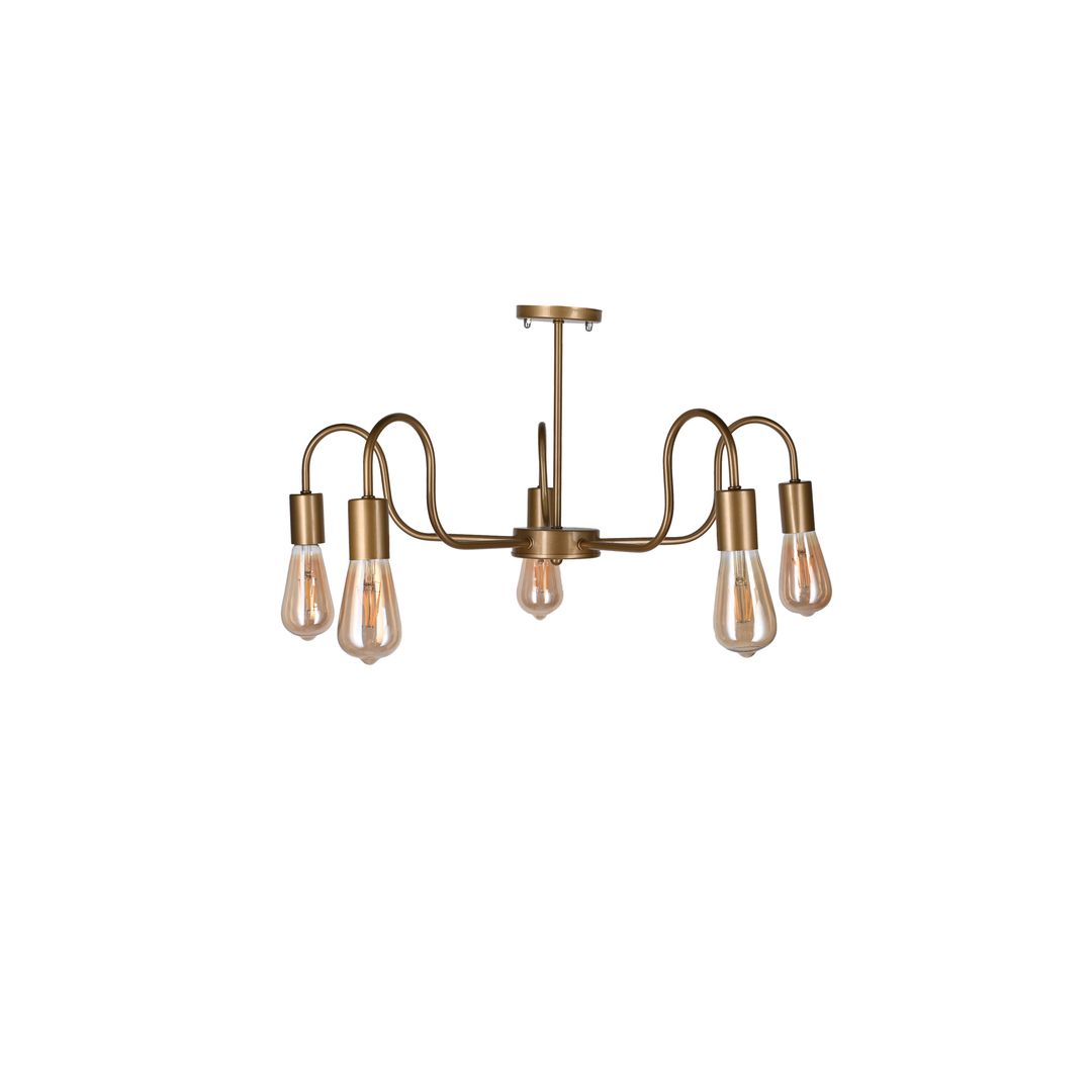 مصباح سقف مودرن معدن - ذهبي - RL-DC-C-001