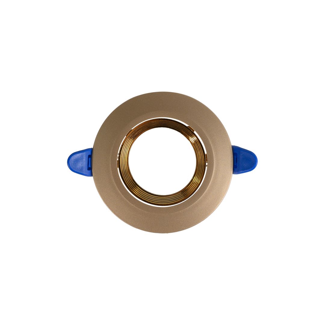 فريم شاسية سبوط فارغ مدور فردى مودرن بلاستيك - دهبى - RL-FS-052