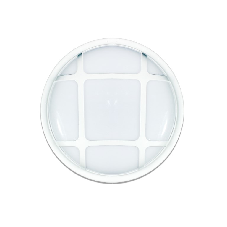 مصباح ليد مدور للخارج - أبيض