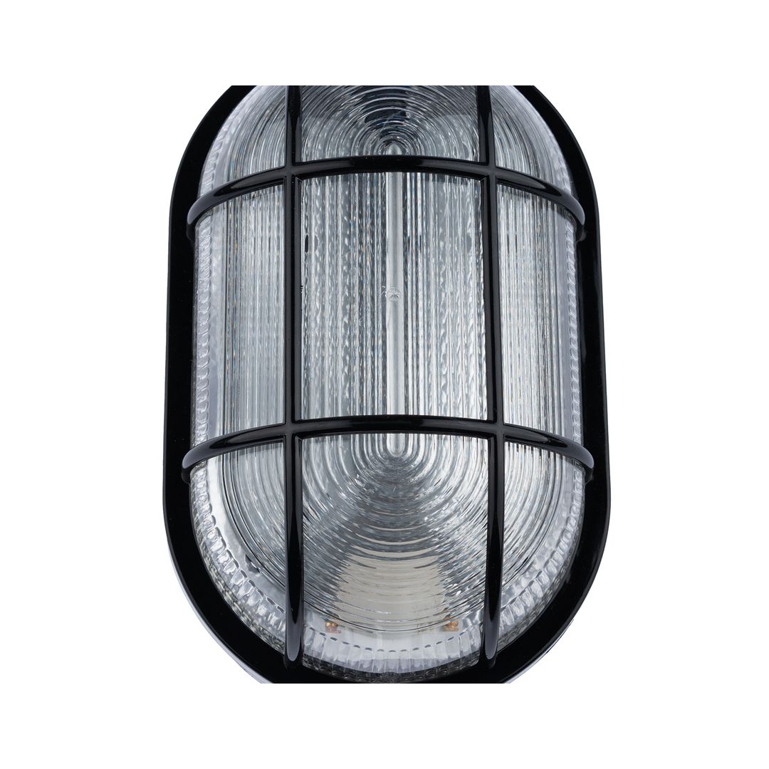 جلوب عين بقرة بالدواية كبير مودرن بلاستيك - اسود - RL-GW-014