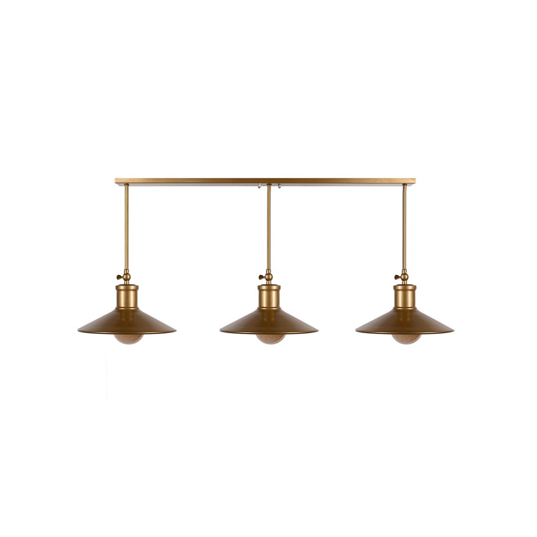 مصباح سقف متحرك مودرن معدن - ذهبي - RL-IC-005