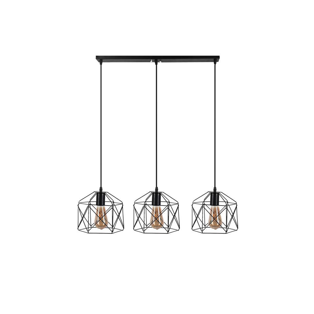 مصباح سقف مودرن معدن - أسود - RL-KR-031