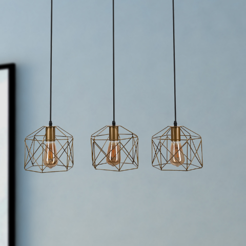 نجفه مسطرة ثلاثية - ذهبي