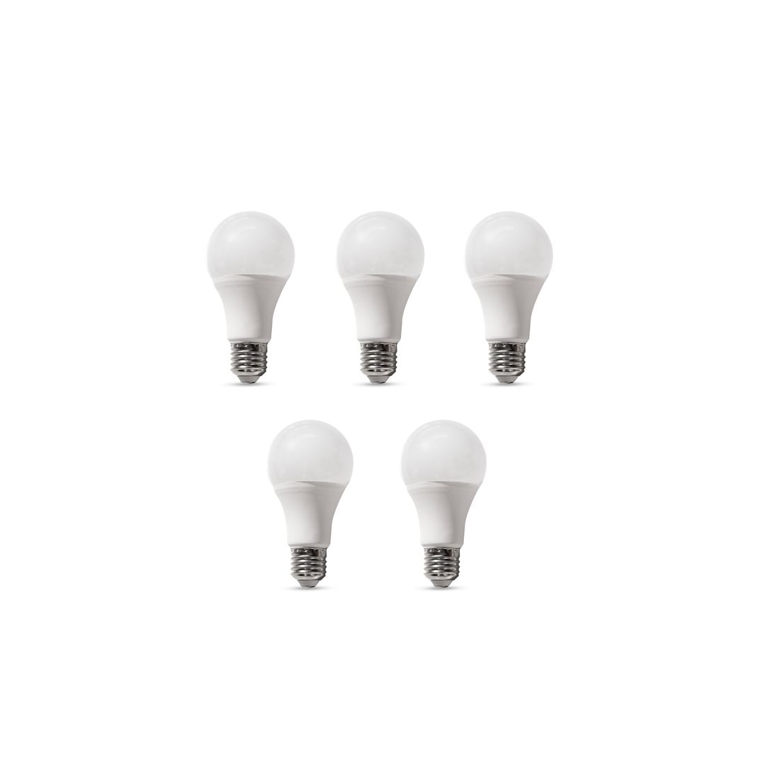 لمبة 9 وات اضاءة بيضاء - 5 قطع - أبيض - RL-LP-A-038