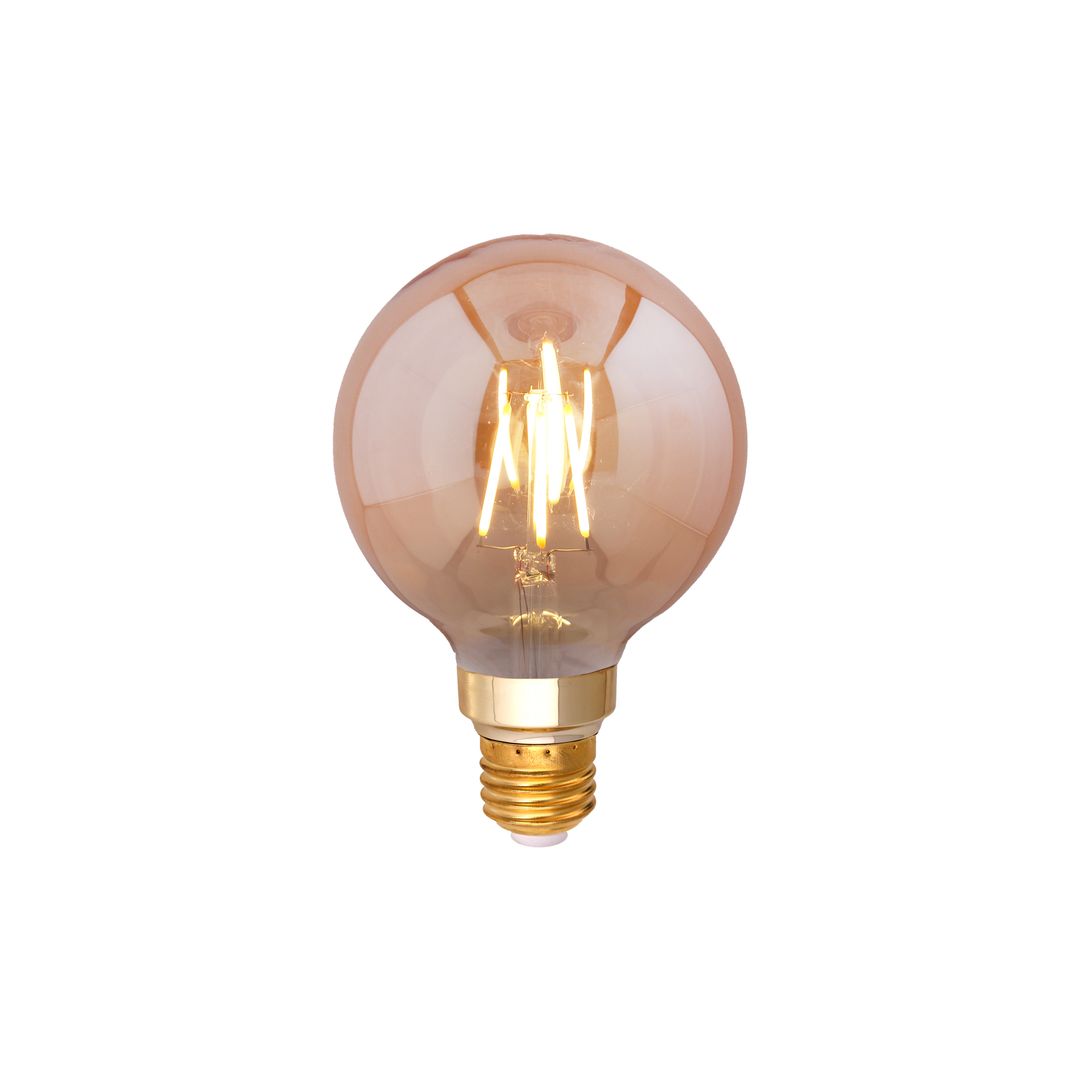 لمبة ديكور اضاءة صفراء زجاج - شفاف - RL-LP-B-004