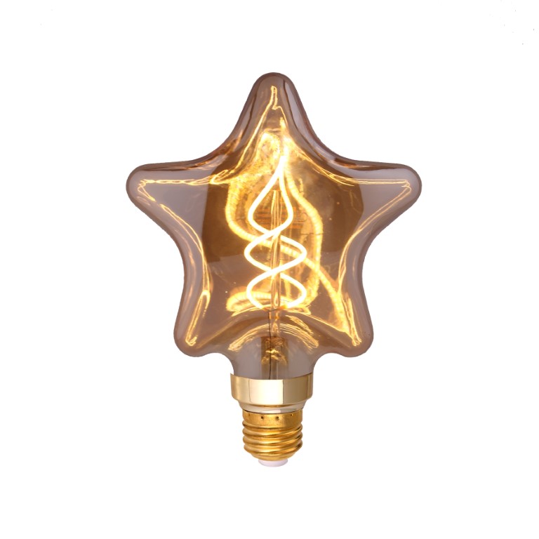 لمبة ديكور شكل نجمة - ضوء أصفر