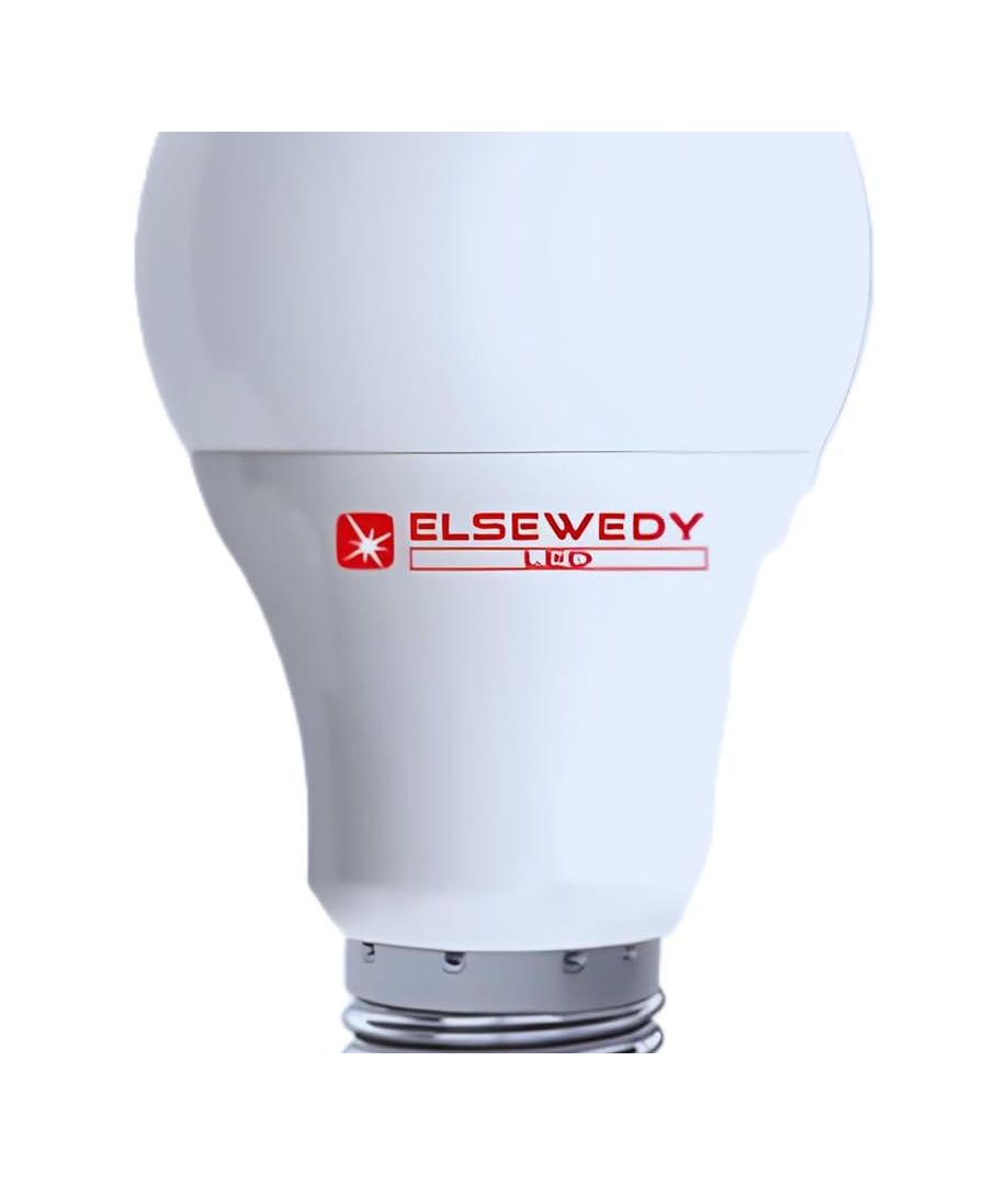 لمبة ليد سويدي 12 وات اضاءة ابيض - بلاستيك - ابيض - RL-LP-S-003