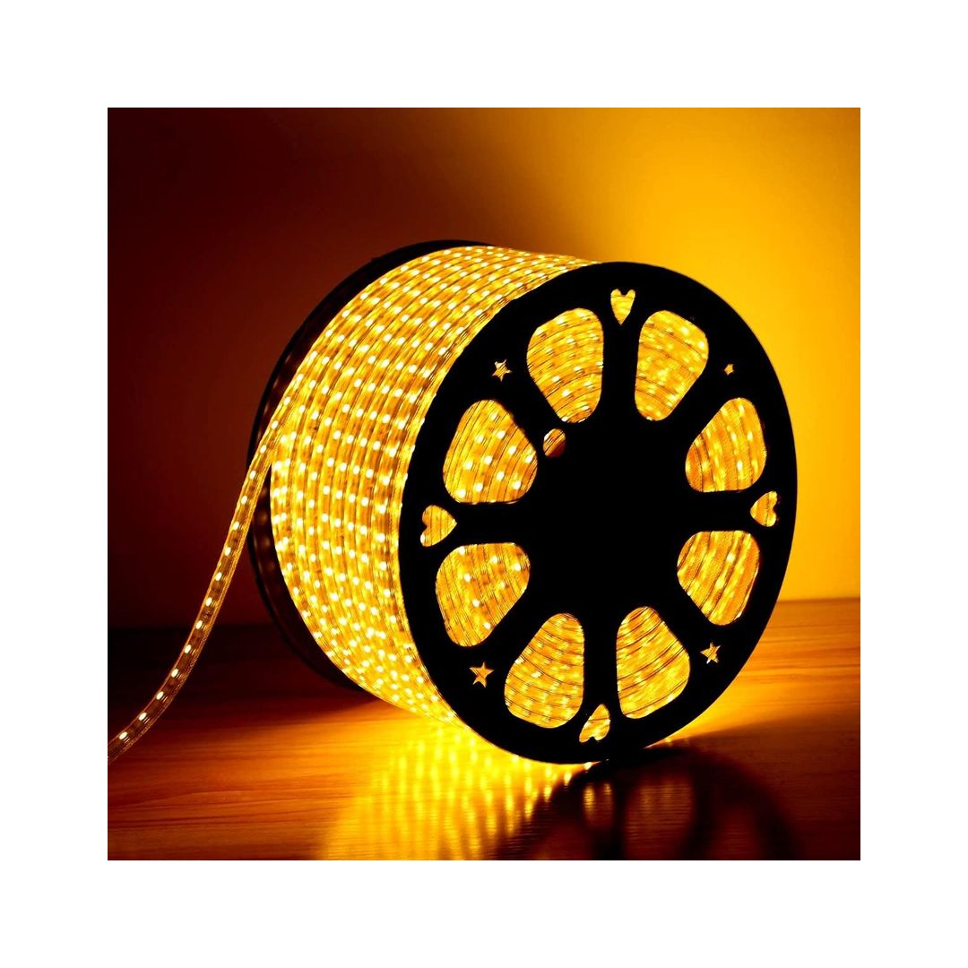 شريط ليد سينجل 10 متر بفيشة اضاءة ورم - بلاستيك - RL-LP-S-071