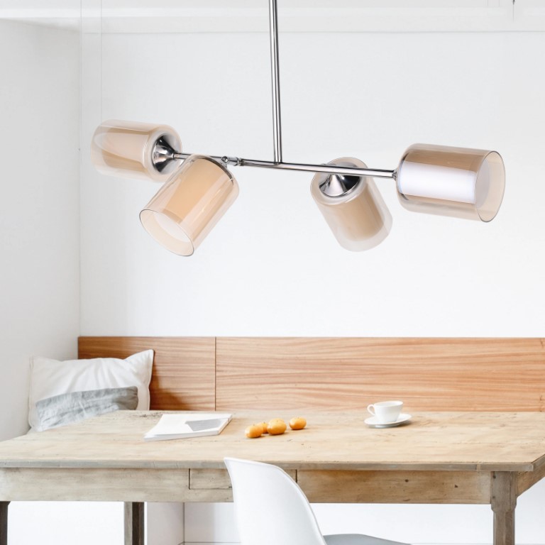 نجفة ستانلس مودرن رباعية