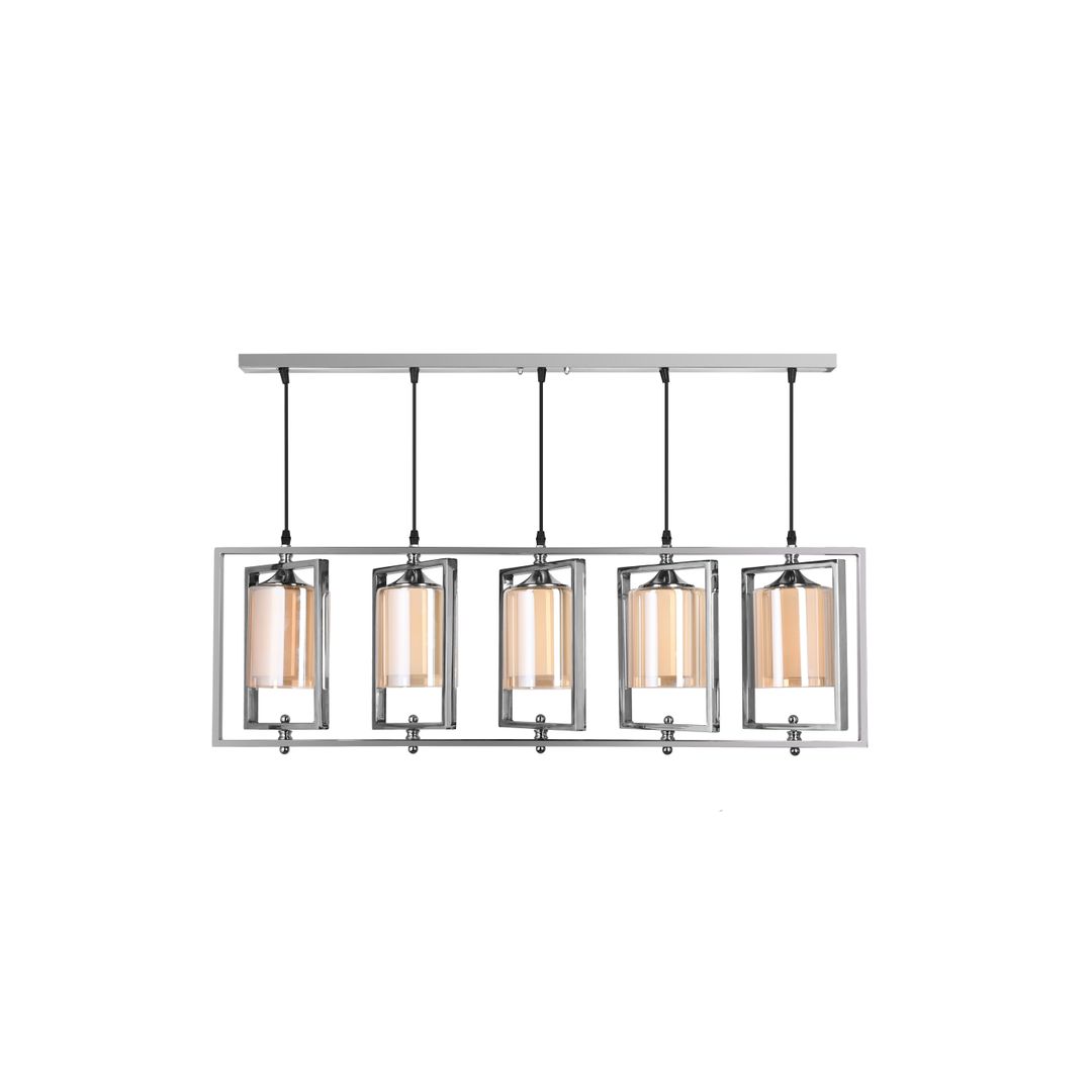 مصباح سقف مودرن ستانلس - كروم - RL-SL-007