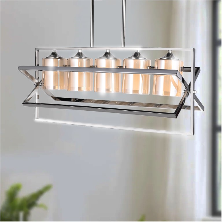 نجفة مودرن خماسية مبتكرة