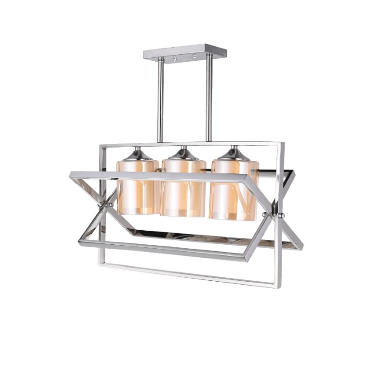 نجفة مودرن ثلاثية مبتكرة