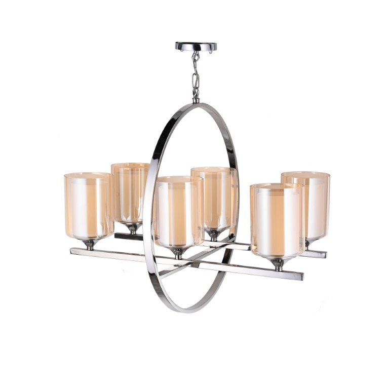 نجفة مودرن مبتكرة سداسية