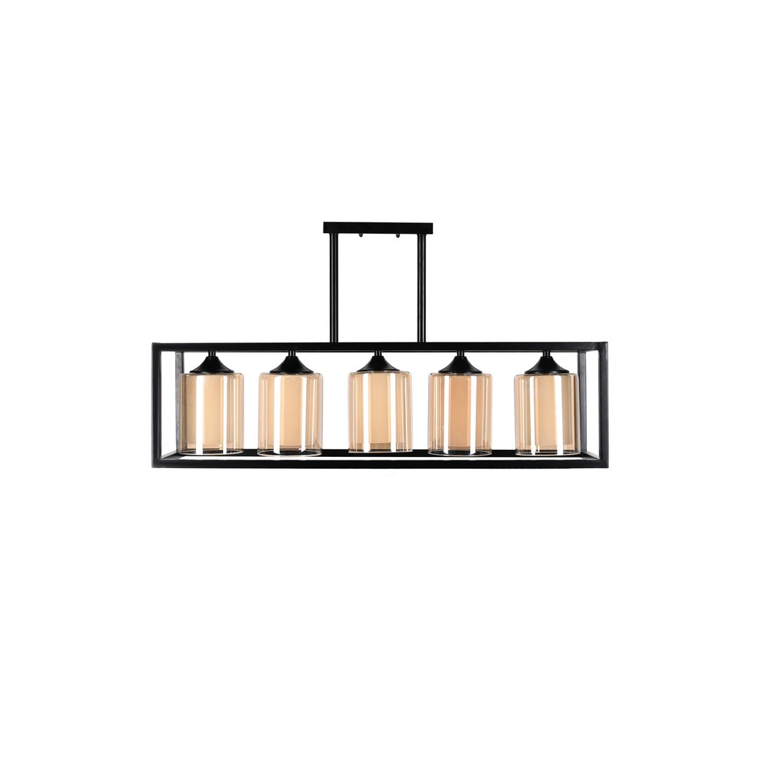 مصباح سقف مودرن ستانلس - أسود - RL-SL-026