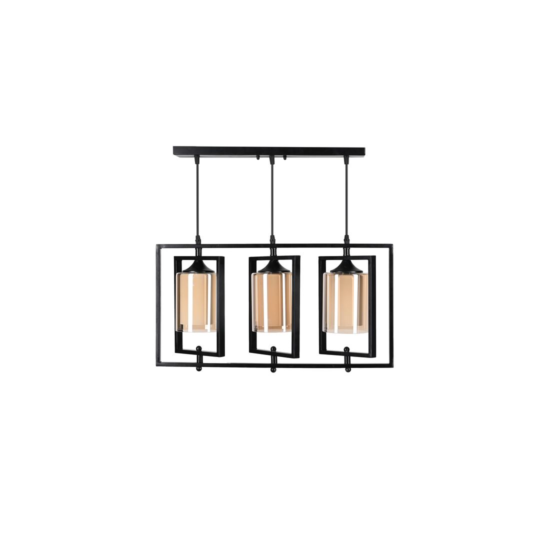 مصباح سقف مودرن معدن - أسود - RL-SL-029