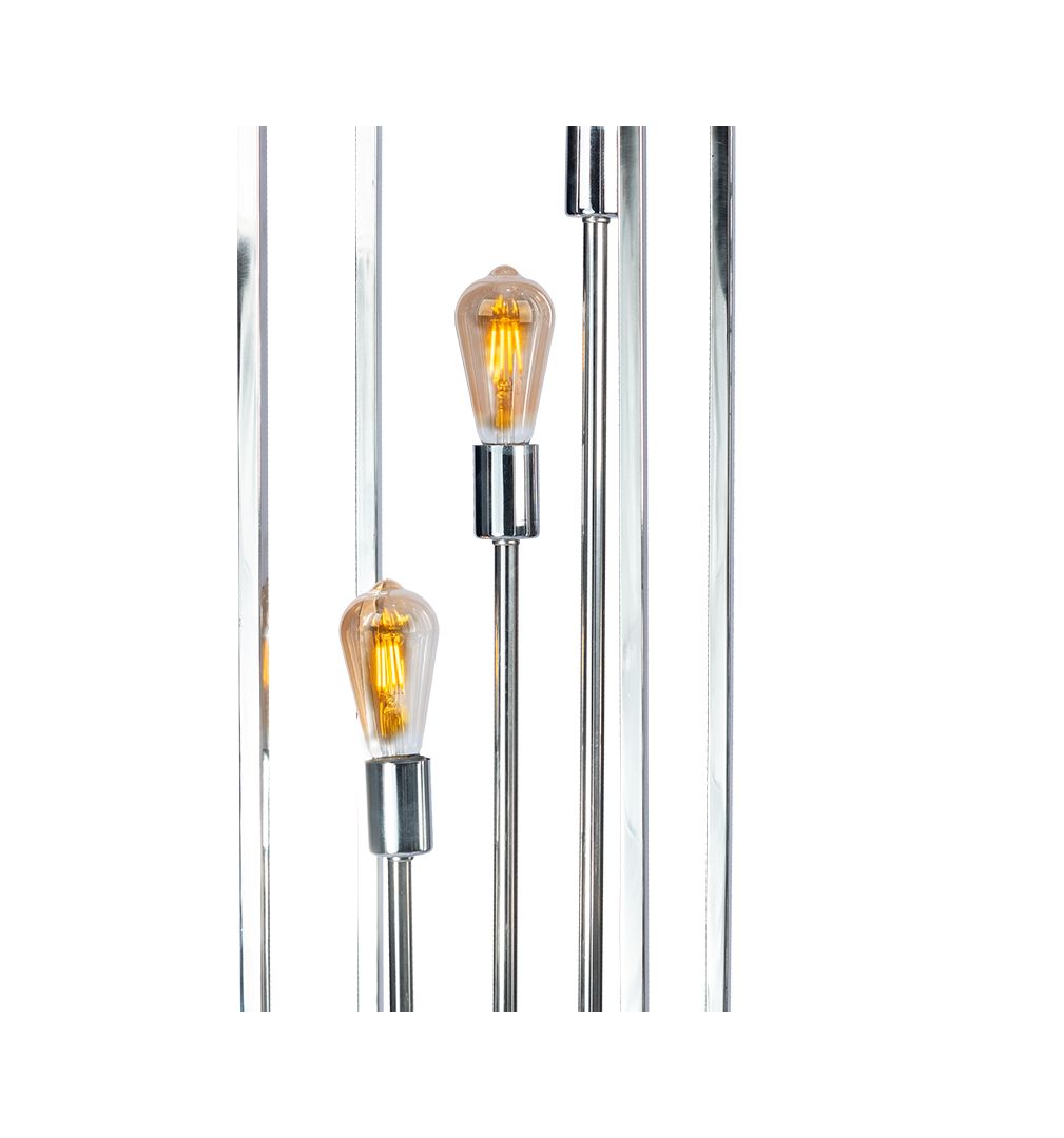 مصباح ارض مودرن ستانلس - كروم - RL-SL-052