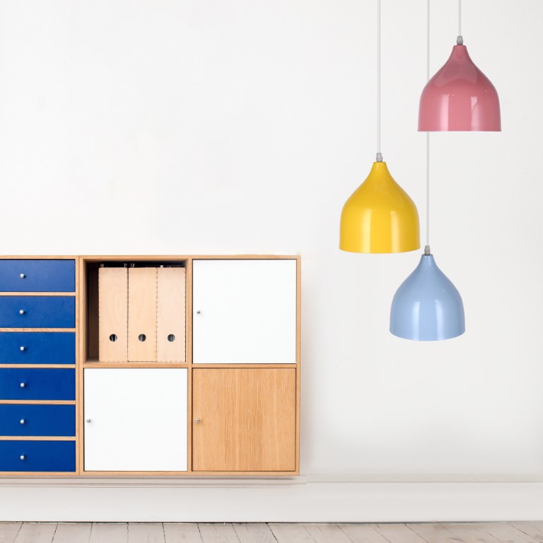 نجفة ثلاثية مودرن - الوان متعددة