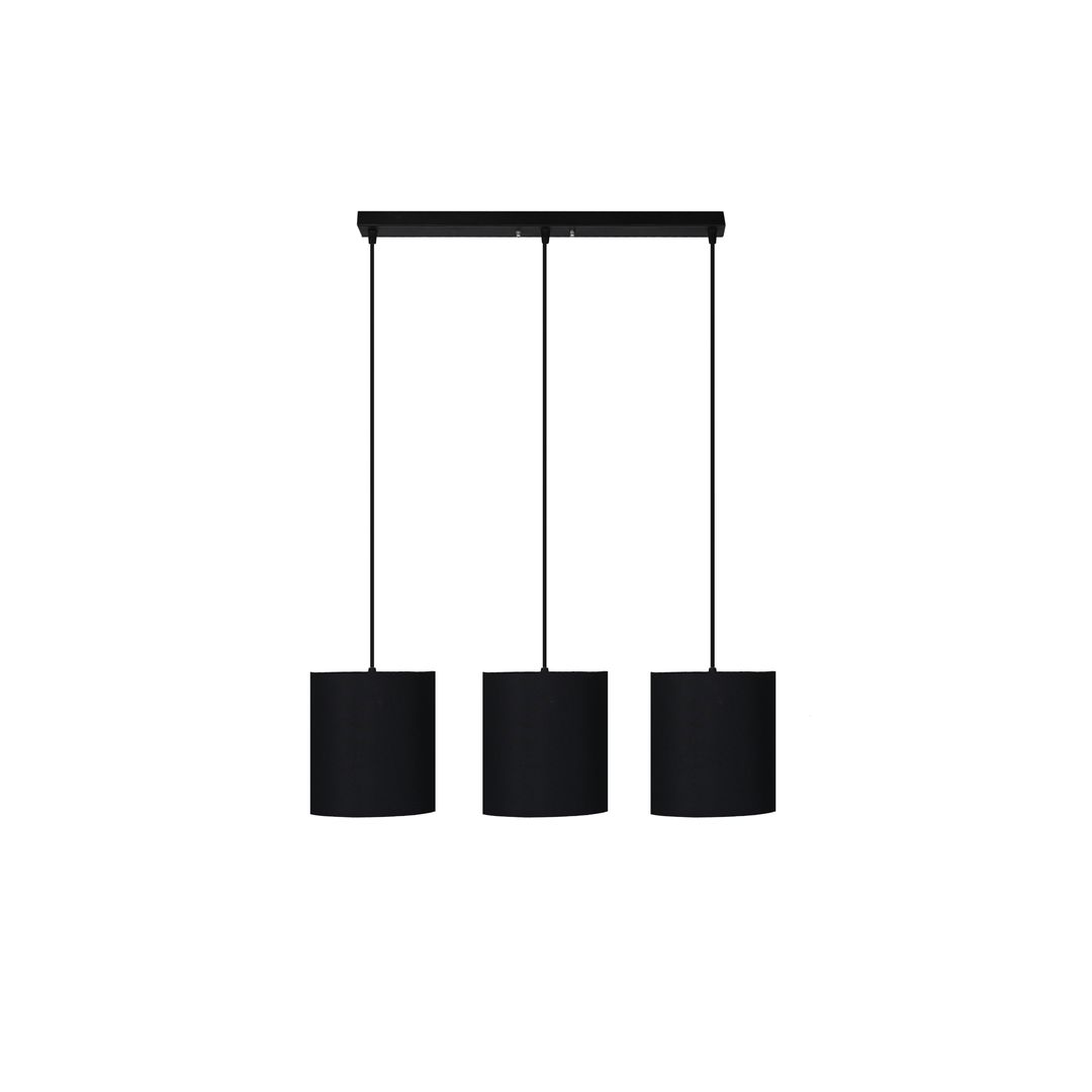 مصباح سقف مودرن قماش - أسود - RL-SP-M-005