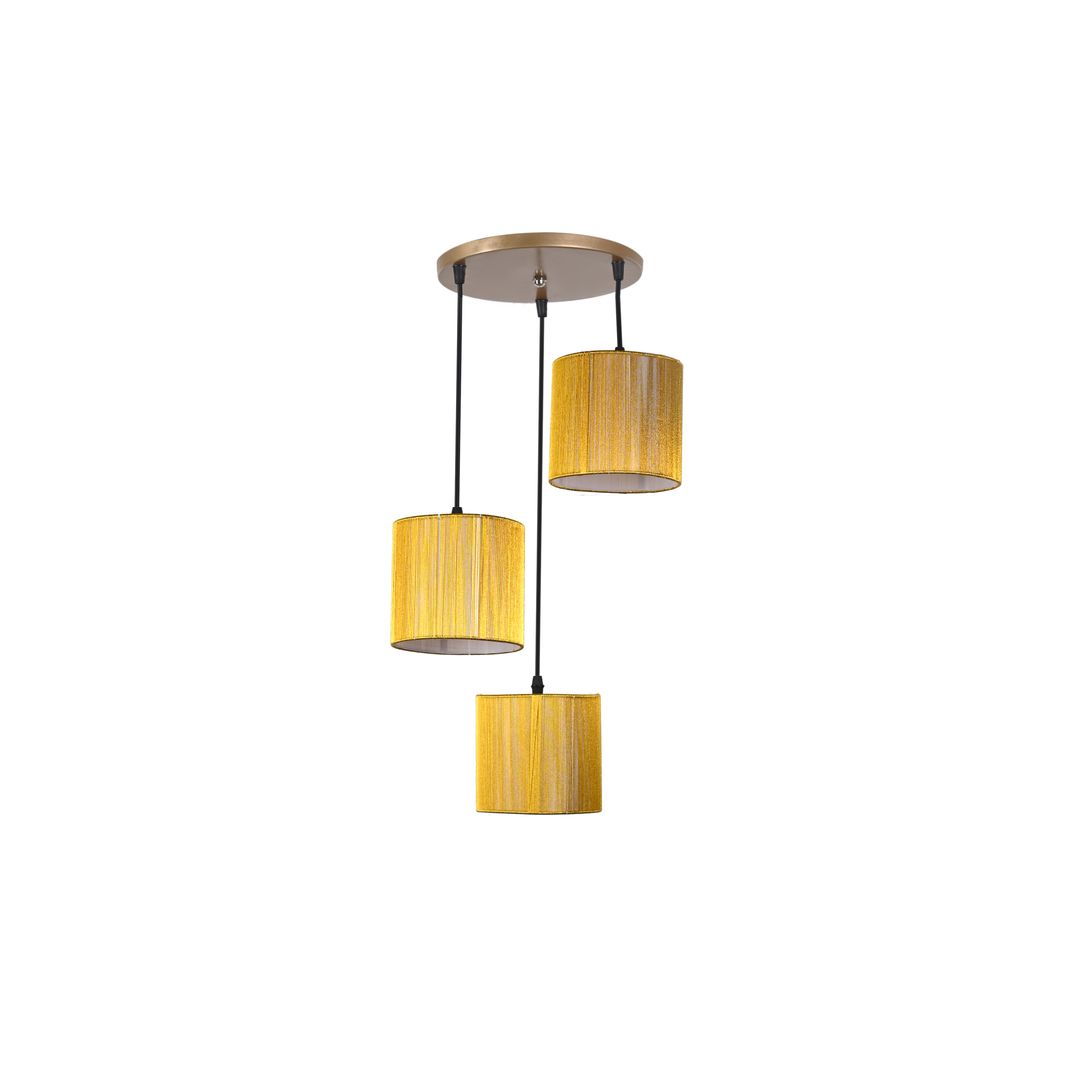 مصباح سقف مودرن قماش - ذهبي - RL-SP-M-023