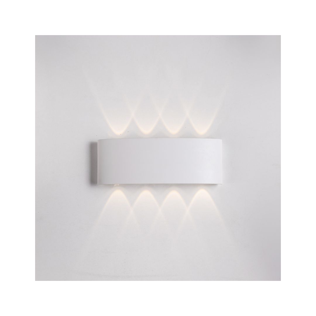 اب داون أضاءة اعلى واسفل مودرن بلاستيك - ابيض - RL-UD-A-053