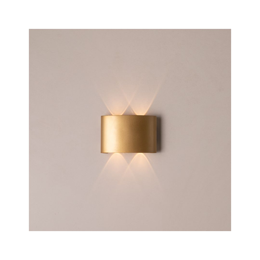 اب داون أضاءة اعلى واسفل مودرن بلاستيك - دهبى - RL-UD-A-058