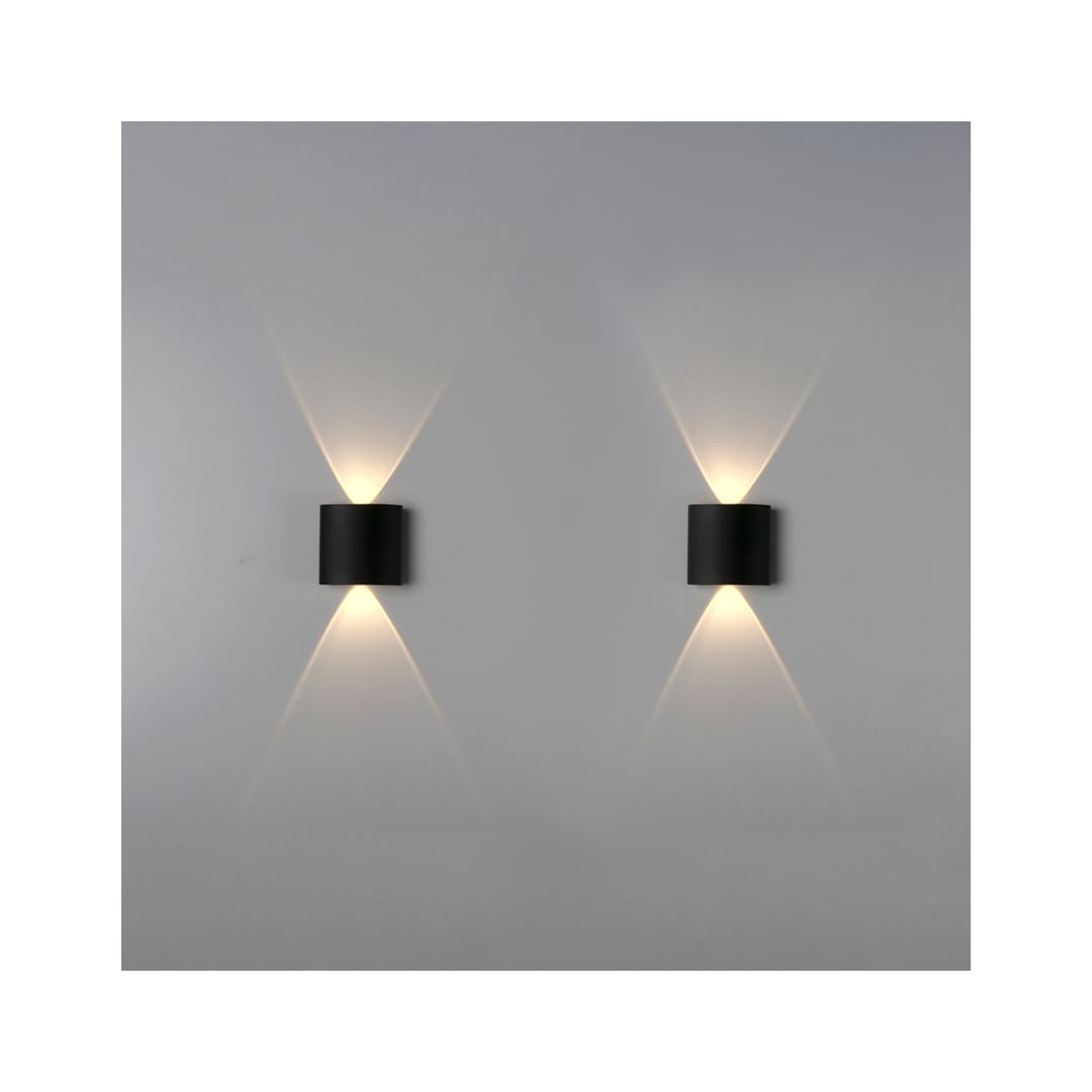 اب دوان فردى مودرن بلاستيك - 2 قطعة - اسود - RL-UD-A-BUN-049