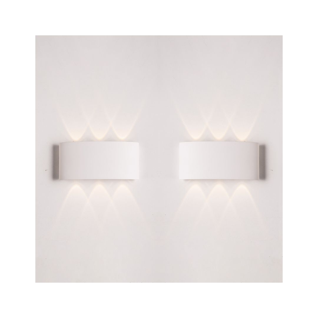 اب دوان ثلاثى مودرن بلاستيك - 2 قطعة - ابيض - RL-UD-A-BUN-052