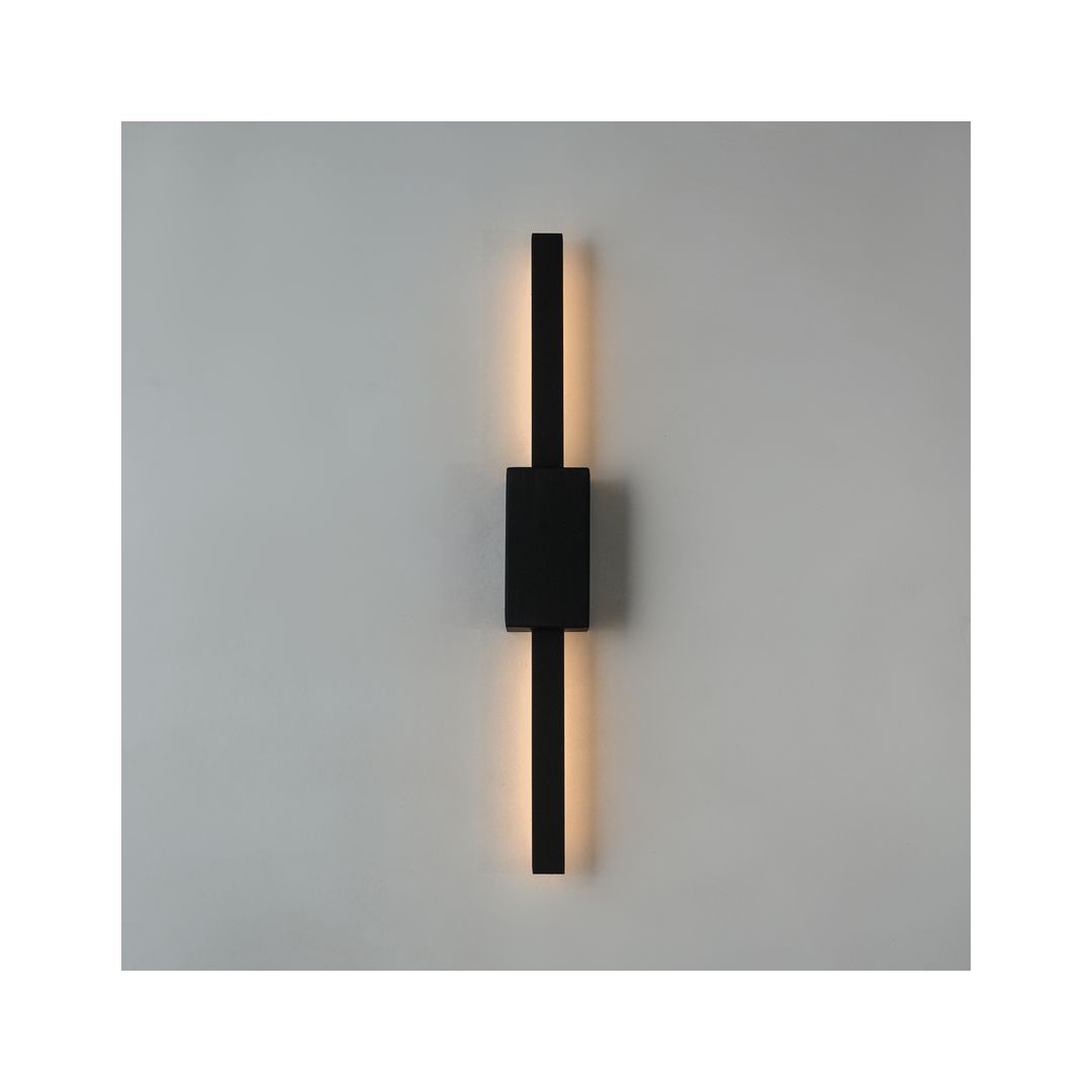 مصباح حائط ليد C40 مودرن معدن - اسود - RL-WL-L-003