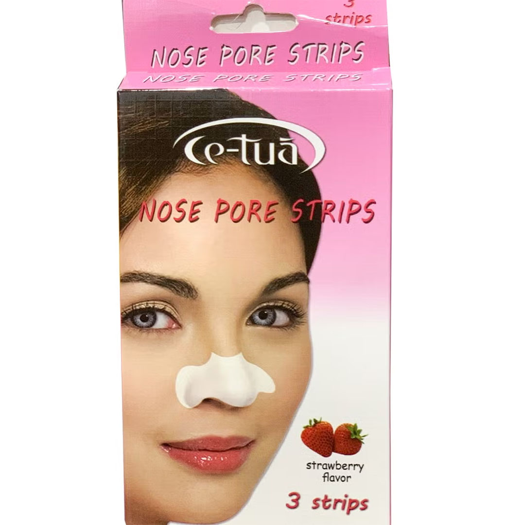 شرائط تنظيف مسام الأنف بالفراولة - ٣ شرائط