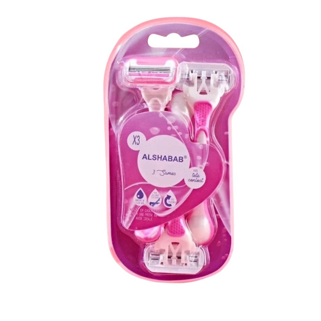 شفرات لإزالة الشعر للنساء - 3 شفرات