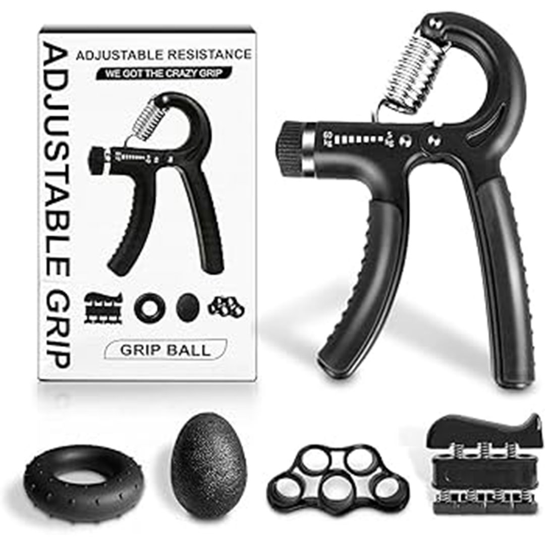 مقبض يد 5 كجم إلى 60 كجم - أسود