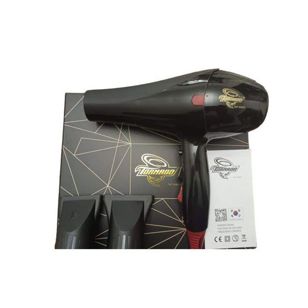 سشوار تورنيدو  - 3000 وات - اسود
