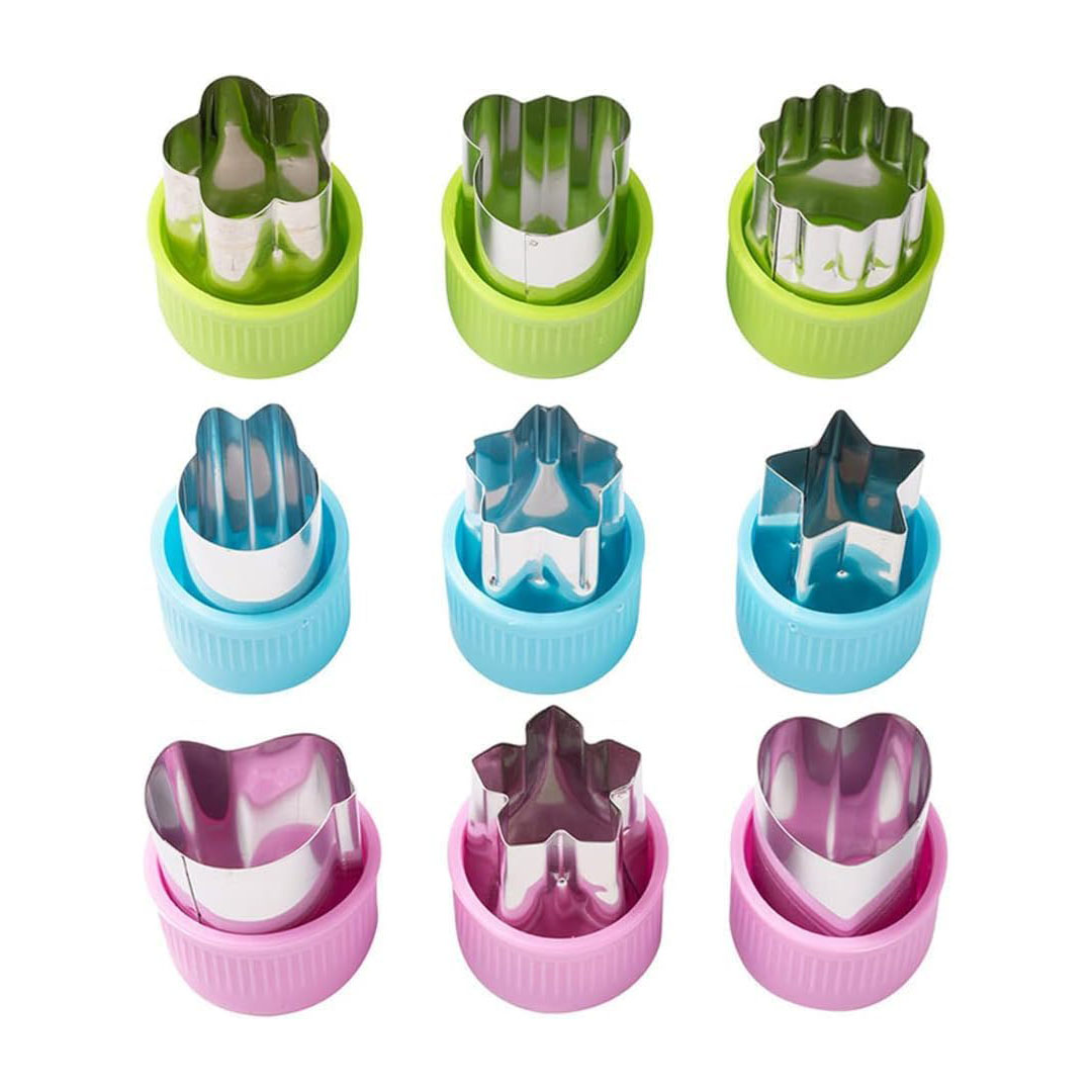 قطاعات بسكويت - 9 قطع - أخضر