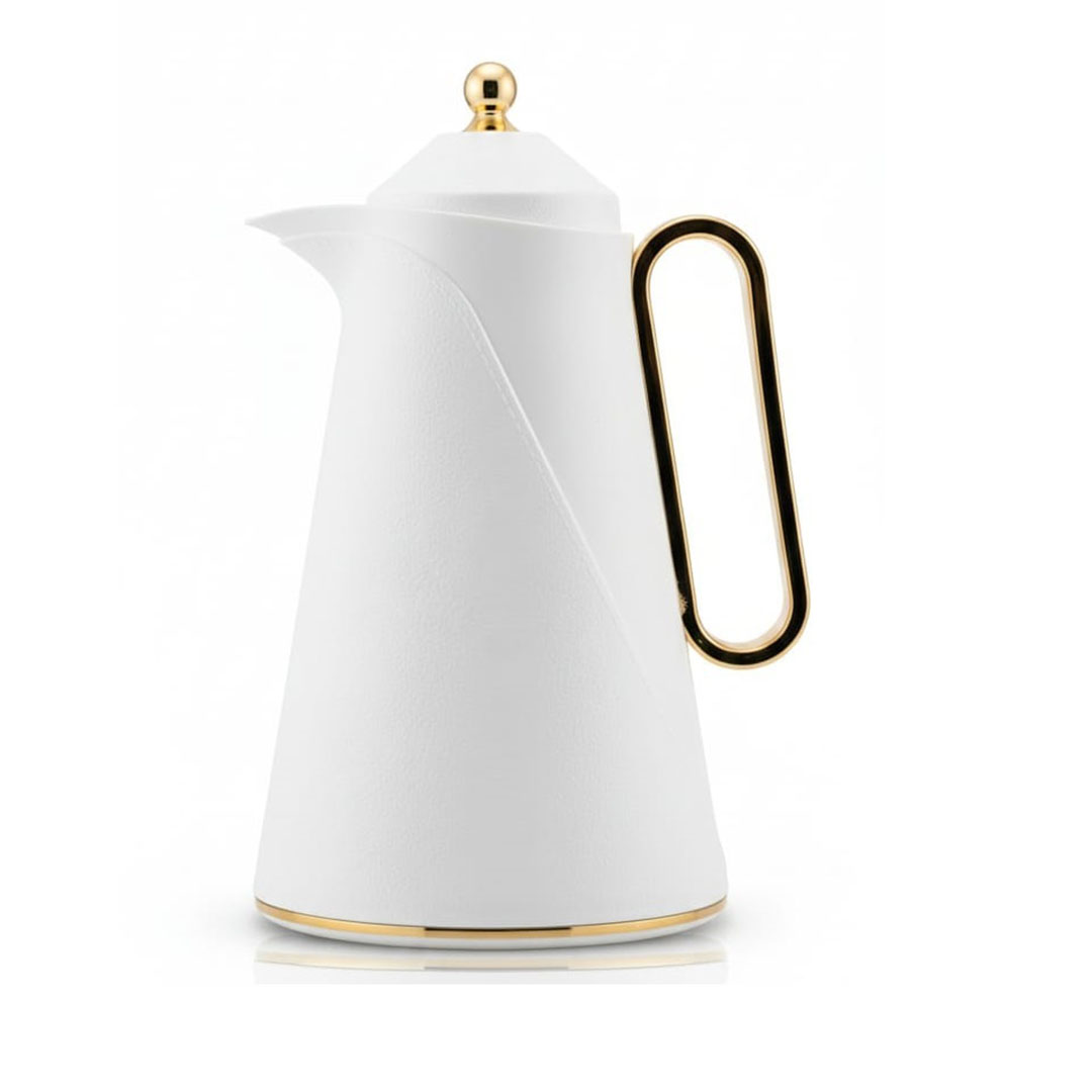 ترمس شاي الأندلس - 0.95 لتر - أبيض نقي