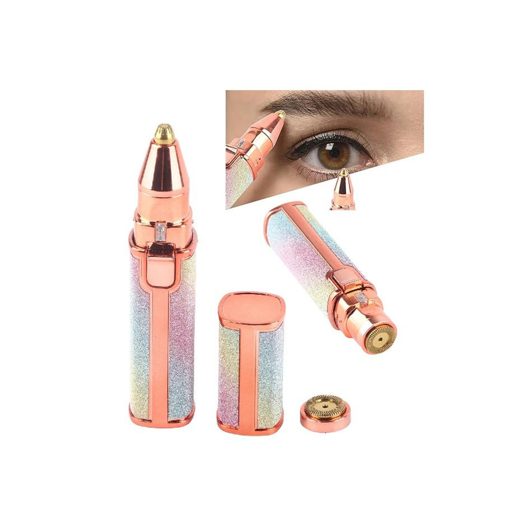 ماكينة بلولس ازالة الشعر للواجه و الحواجب 2 في 1 - بمنفذ USB