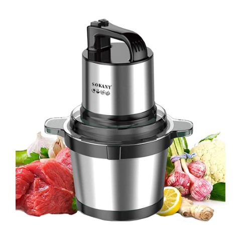 sk-7028 مطحنة وقطاعة ستانلس - 4 لتر