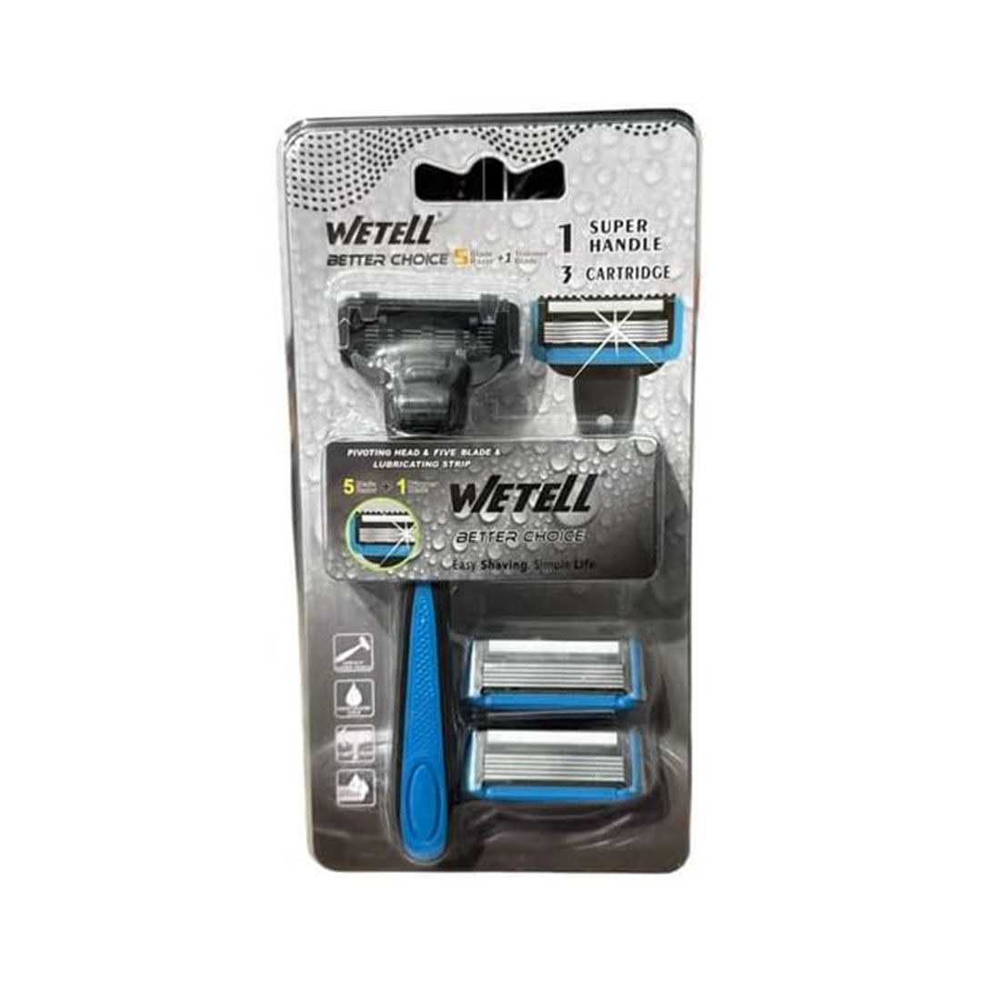 ماكينة حلاقة رجالية بثلاث شفرات برأس متحرك من ويتيل