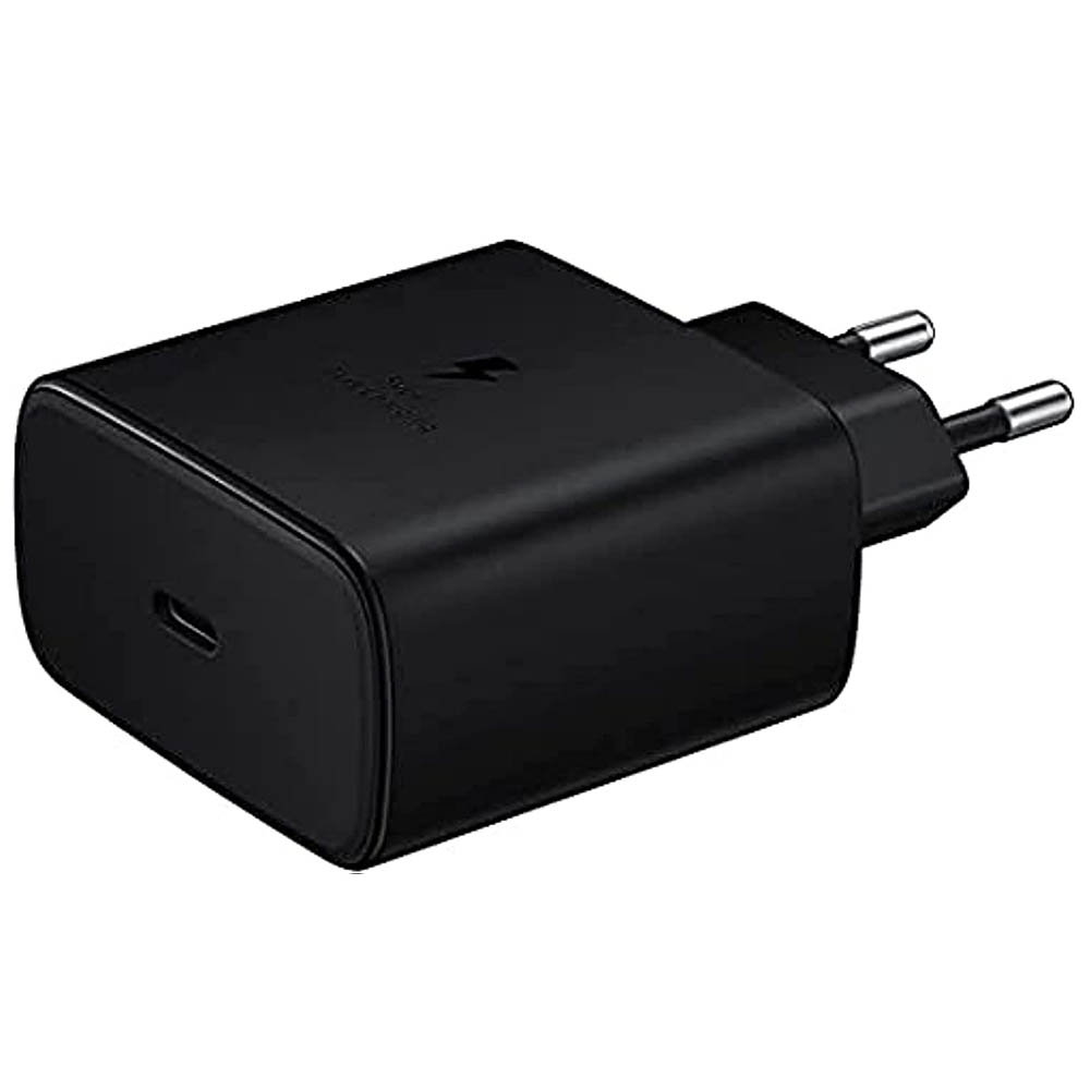 شاحن موبايل سريع مع كابل Type-C - 45 وات - أسود