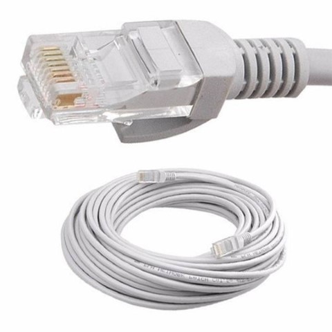 كابل انترنت Cat 6 - 9 متر - أبيض