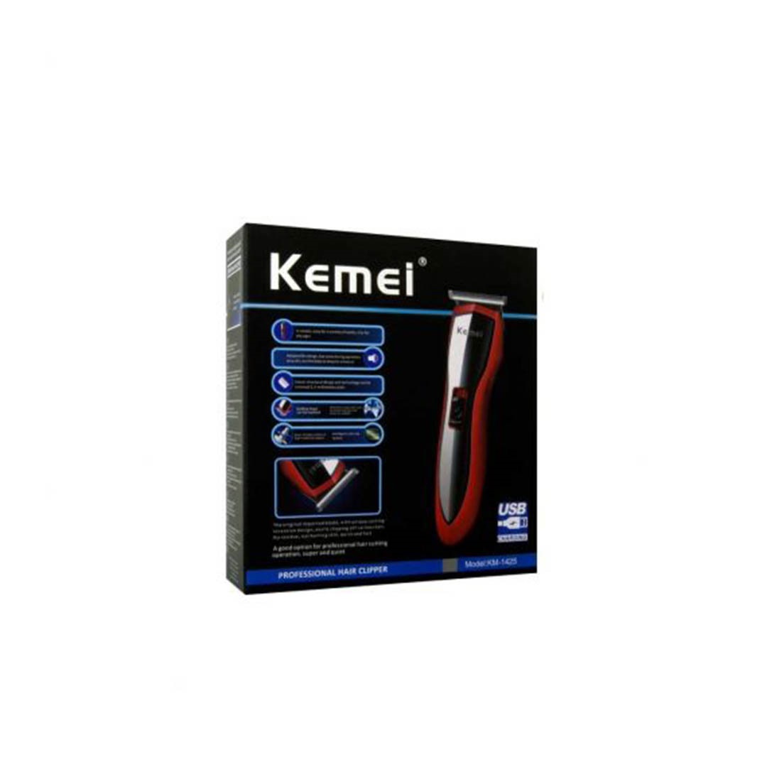 ماكينة حلاقة كيمى ألاحترافية - أحمر - KM-1425