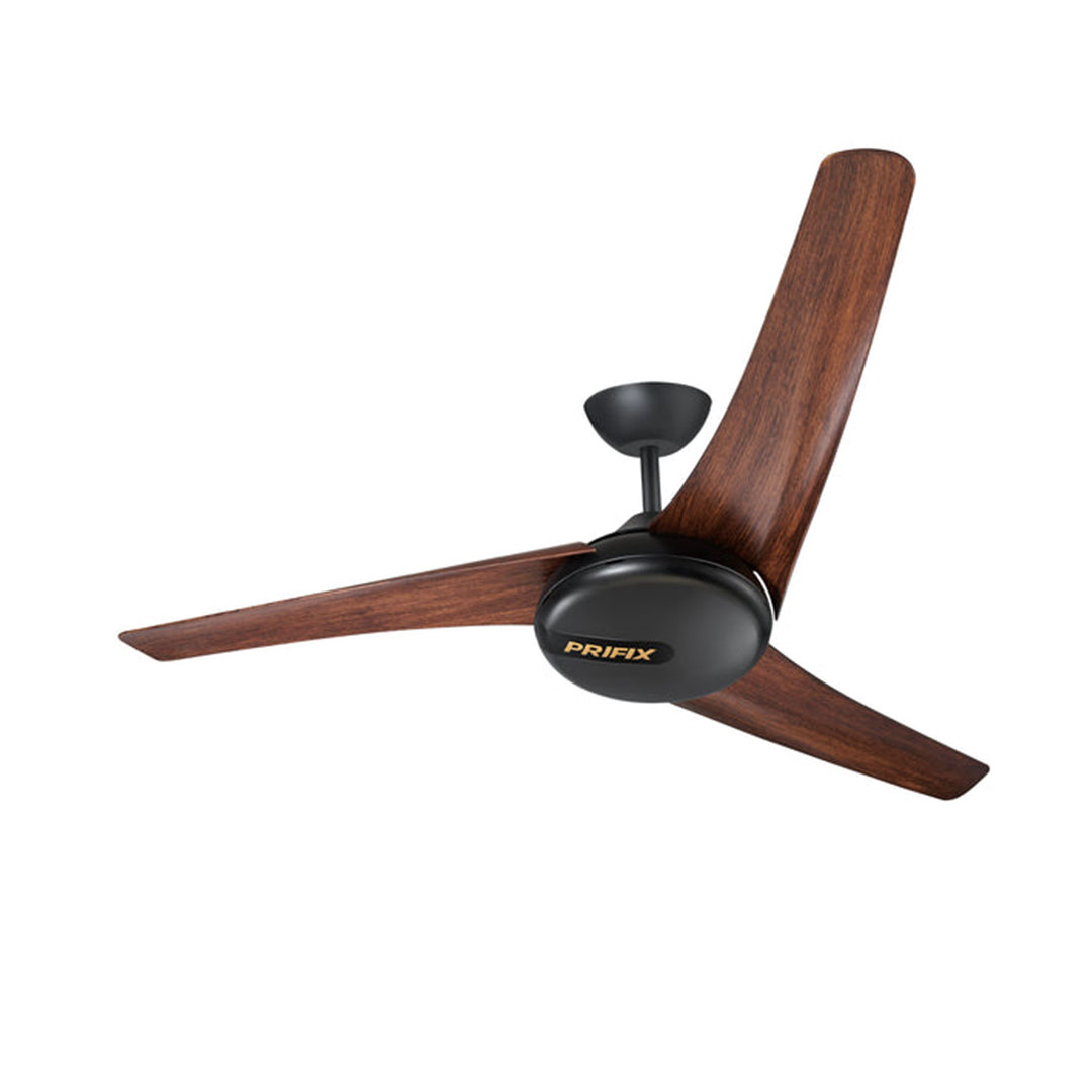 مروحة سقف - 56 بوصة - أسود/بني