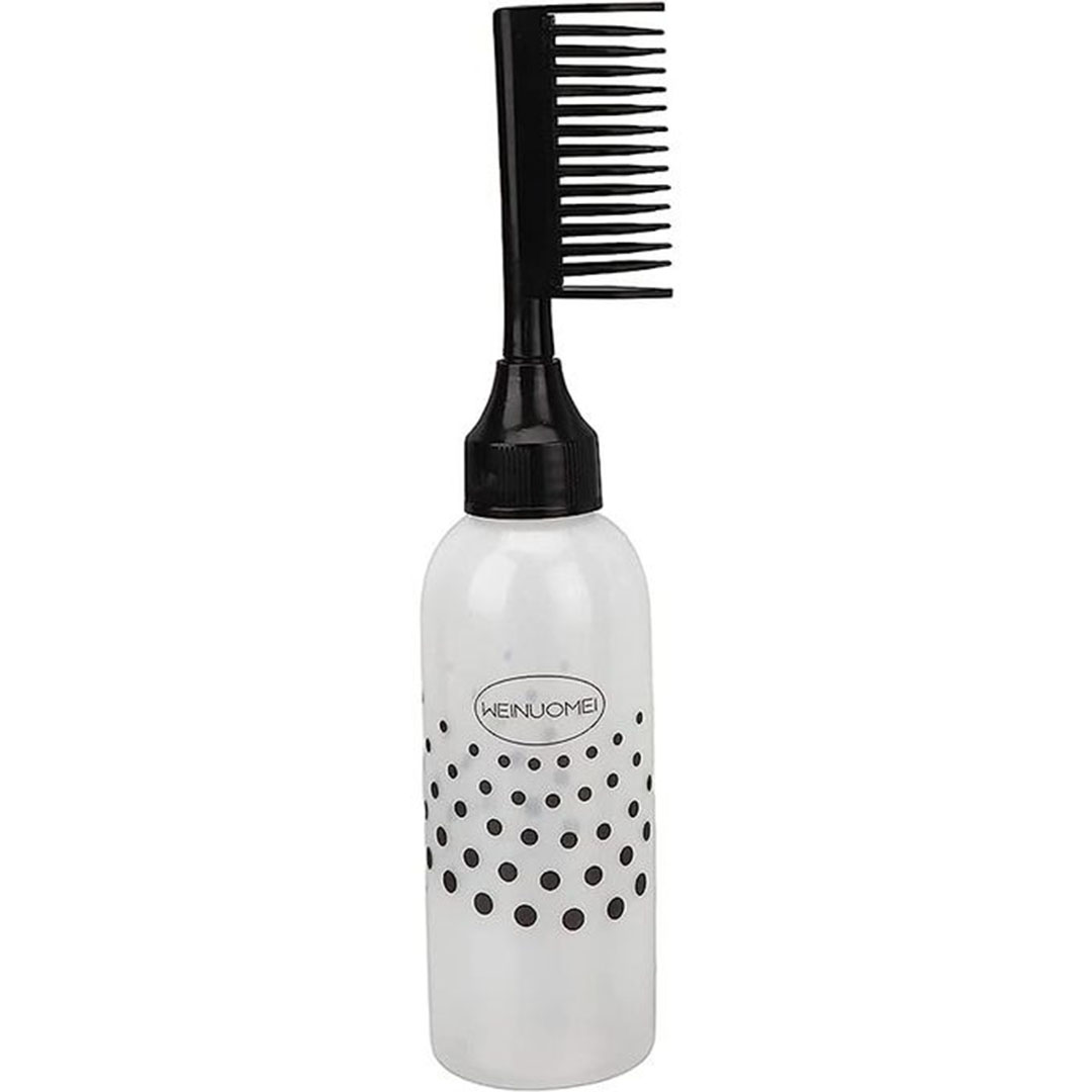 زجاجة مشط لتوزيع السوئل للشعر - متعدد الالوان