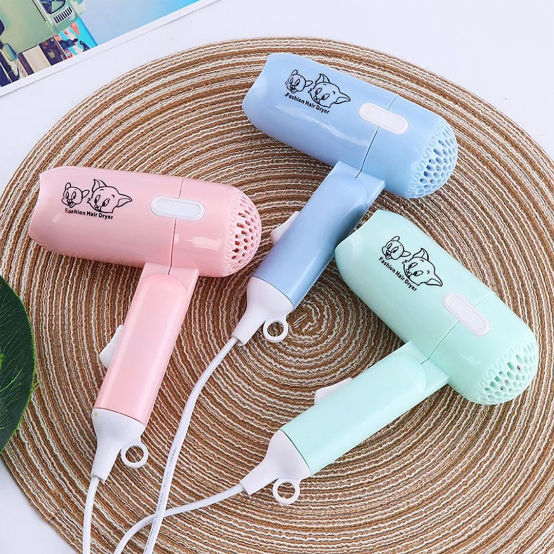 مجفف شعر صغير للسفر قابل للطي