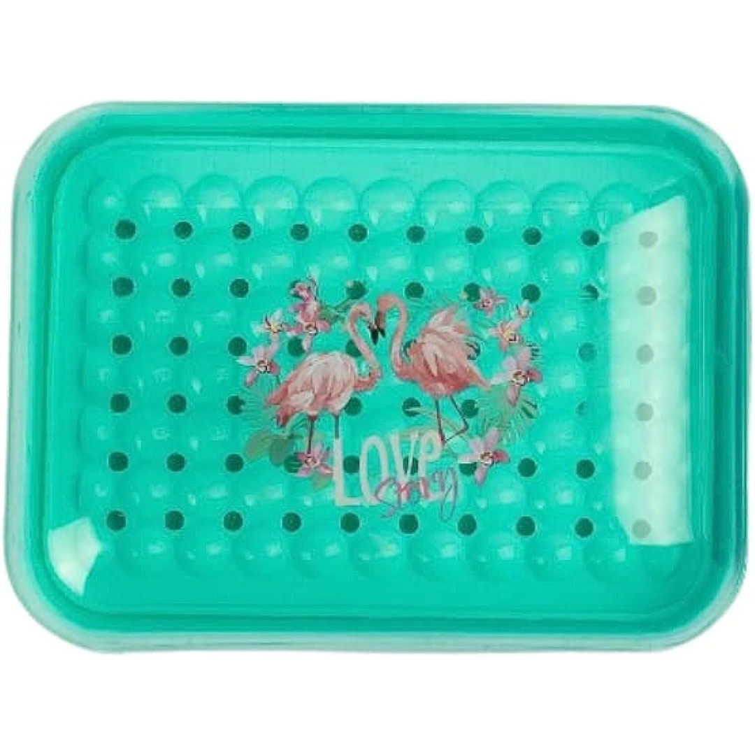 حامل صابون بغطاء أكريليك